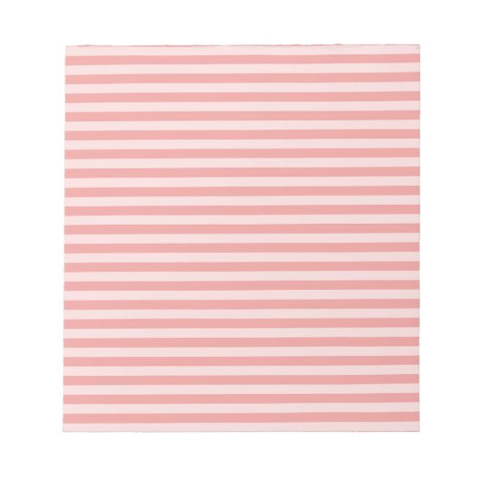 Roze Strepen Patroon Notitieblok (Voorkant)