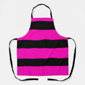 Roze strepen patroon schort (Voorkant)