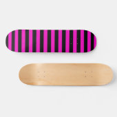 Roze strepen persoonlijk skateboard (Horizontaal)