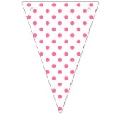 Roze Strepen & Polkadots - Party Bunting Banner (Derde vlag)
