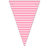 Roze Strepen & Polkadots - Party Bunting Banner (Tweede vlag)