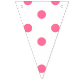 Roze Strepen & Polkadots - Party Bunting Banner (Eerste vlag)