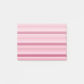 Roze strepen post-it® notes (Voorkant)