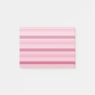 Roze strepen post-it® notes