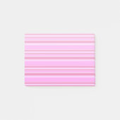 Roze strepen post-it® notes (Voorkant)