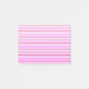 Roze strepen post-it® notes