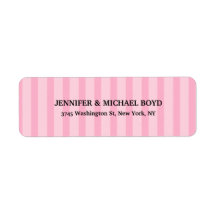 Roze Strepen Retro Stijlvolle Klassieke Familie