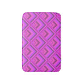 Roze strepen schaalpatroon badmat (Voorkant Verticaal)