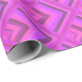 Roze strepen schaalpatroon cadeaupapier (Rol Hoek)