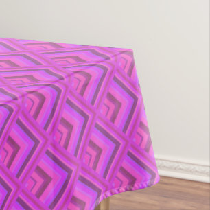 Roze strepen schaalpatroon tafelkleed