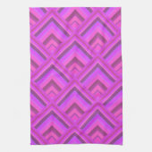 Roze strepen schaalpatroon theedoek (Verticaal)