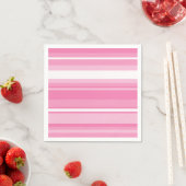 Roze strepen servet (Insitu)