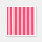 Roze strepen servet (Voorkant)