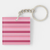 Roze strepen sleutelhanger (Achterkant)
