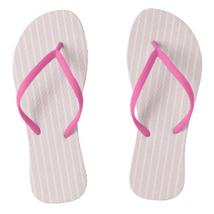 Roze strepen slippers teenslippers