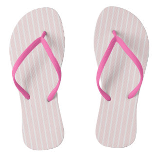 Roze strepen slippers teenslippers