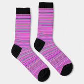 Roze strepen sokken (Rechts)