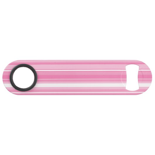 Roze strepen speed flessenopener (Voorkant (Horizontaal))