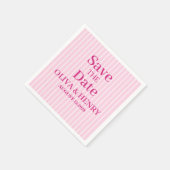 ROZE STREPEN STIJLVOOL EENVOUDIG SCRIPT SAVE THE D SERVET (Hoek)