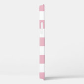Roze strepen, streeppatroon, lijnen, Jouw naam Case-Mate iPhone Case (Achterkant / Rechts)