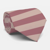 Roze strepen stropdas (Opgerold)