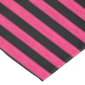 Roze strepen tafelkleed (Gekanteld)