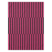 Roze strepen tafelkleed (Voorkant)