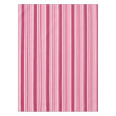 Roze strepen tafelkleed (Voorkant)