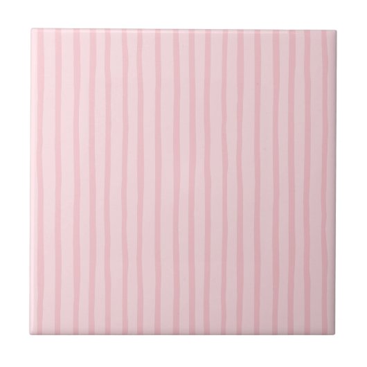 Roze Strepen Tegeltje (Voorkant)