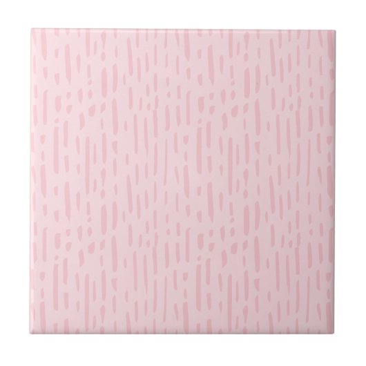 Roze Strepen Tegeltje (Voorkant)