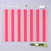 Roze strepen tissuepapier (Craft)