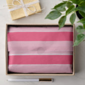 Roze strepen tissuepapier (Geschenk)