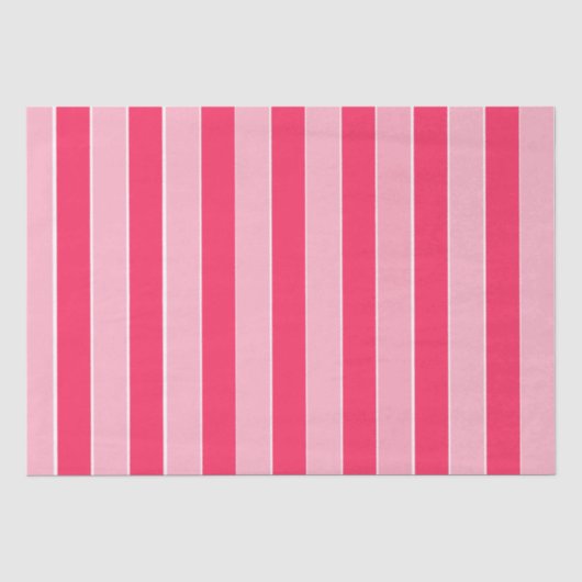 Roze strepen tissuepapier (Voorkant)