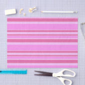 Roze strepen tissuepapier (Craft)