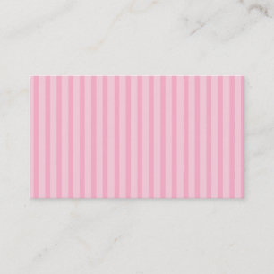 Roze strepen visitekaartje