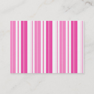 Roze strepen visitekaartje