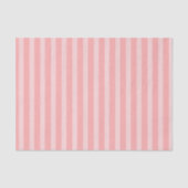 Roze Strepen Vrouwelijke Verjaardag Tissuepapier (Voorkant)