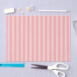 Roze Strepen Vrouwelijke Verjaardag Tissuepapier