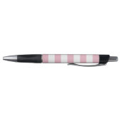 Roze strepen, witte strepen, gestreept patroon pen (Bodem)