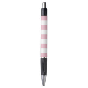 Roze strepen, witte strepen, gestreept patroon pen