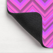 Roze strepen zigzagpatroon muismat (Hoek)