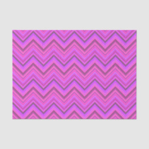 Roze strepen zigzagpatroon tissuepapier