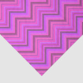 Roze strepen zigzagpatroon tissuepapier (Detail)
