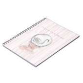 Roze Strepen Zwaan   Notitieboek (Linkerzijde)