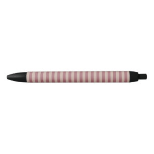 Roze strepen zwarte inkt pen