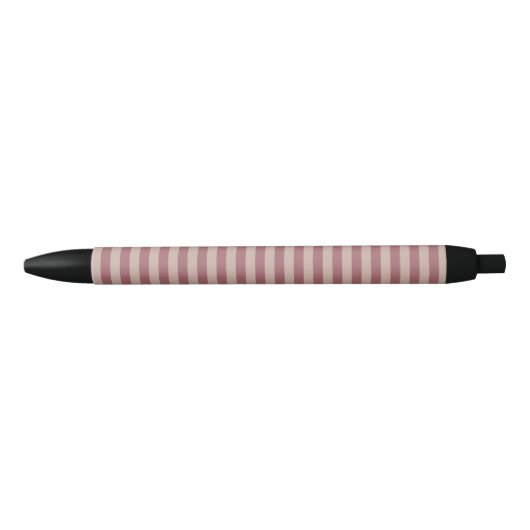 Roze strepen zwarte inkt pen (Voorkant)