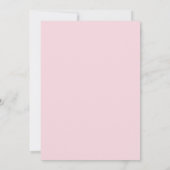 Roze Strik 12e Verjaardag Kaart (Achterkant)