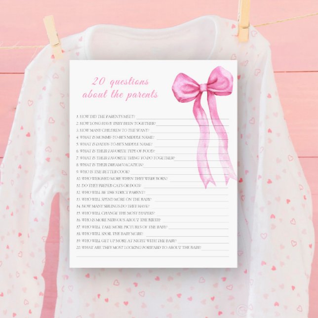 Roze strik - 20 vragen over de Ouders (Creator heeft geüpload)