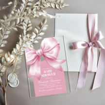 Roze Strik Baby Meisje Elegante Baby Borrel