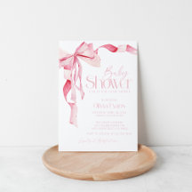 Roze Strik Baby Shower, Baby Shower, Het Is Een Me
